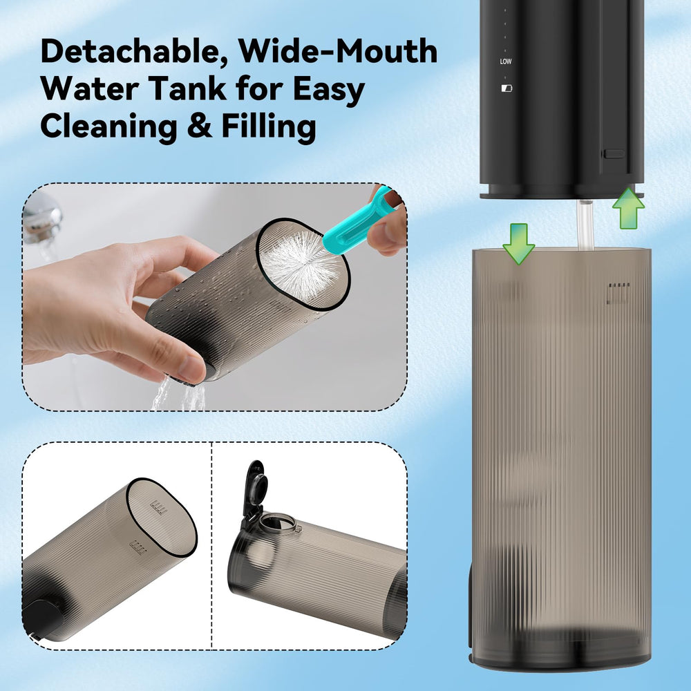 Rechargeable battery lasting up to 30 days on low setting