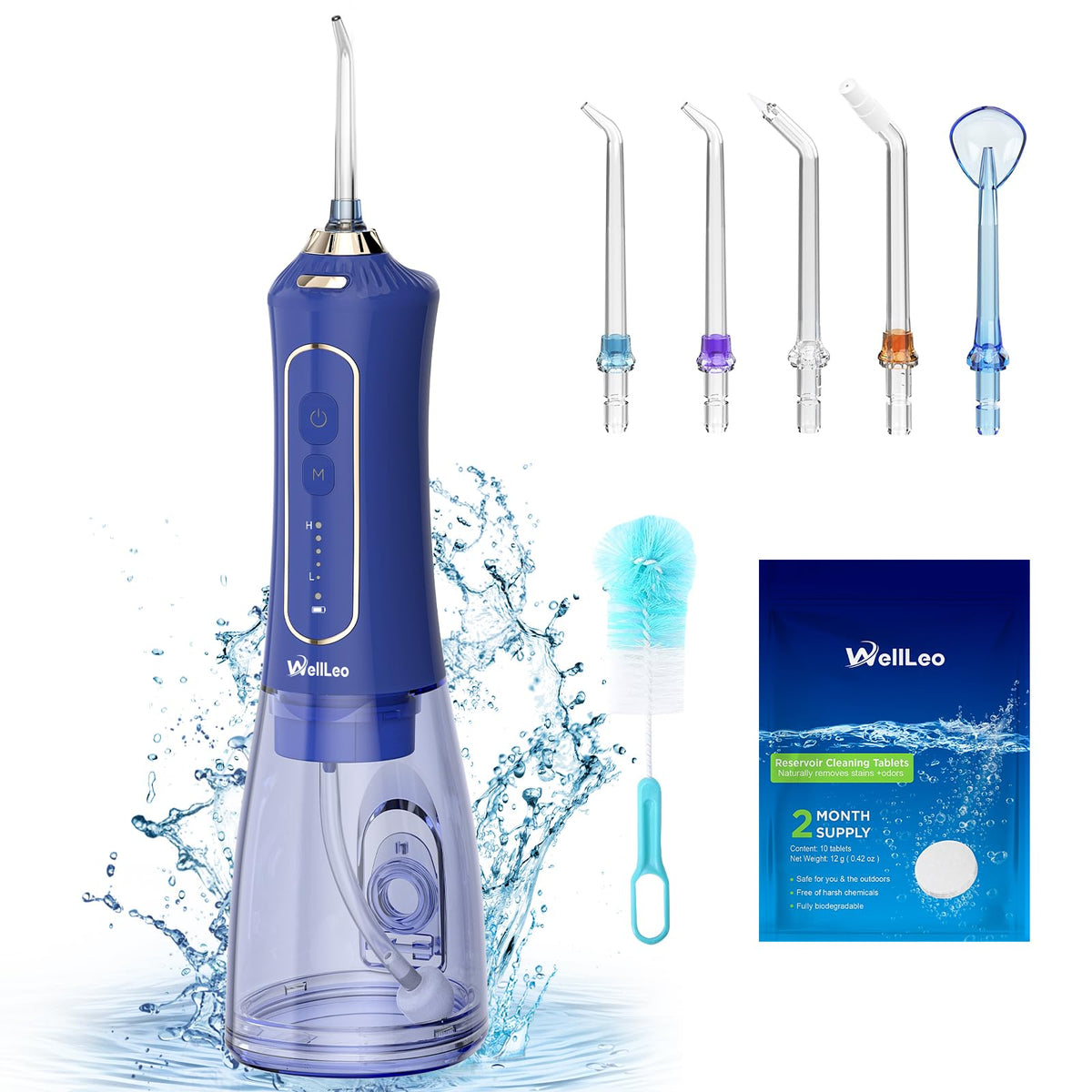 WellLeo Water Flosser with 300ML reservoir