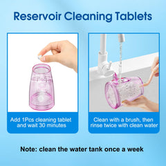 Five jet tips included with WellLeo Water Flosser