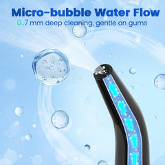 Set of 5 jet tips included with WellLeo Water Flosser