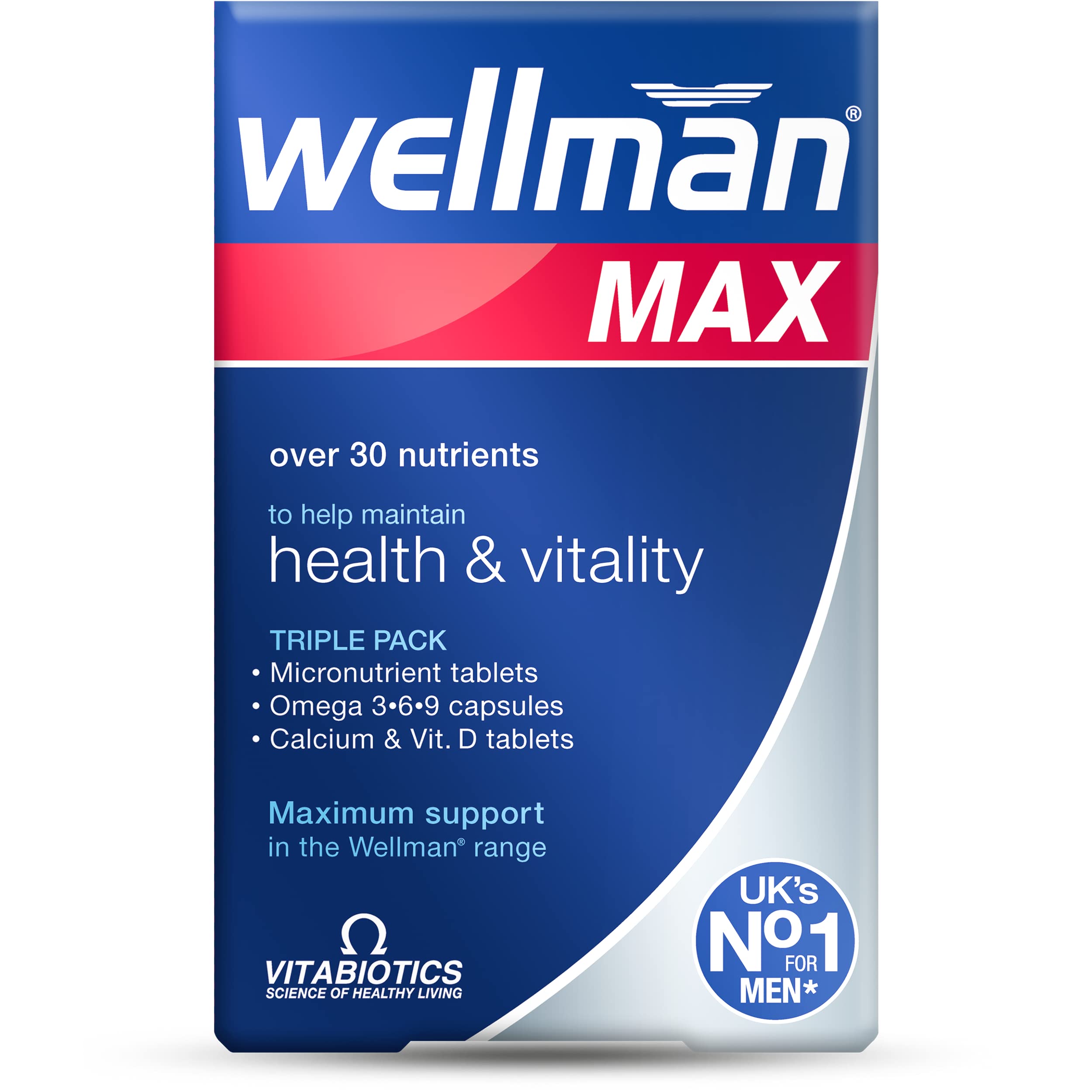 Wellman Max Capsules Pack of 84 front view