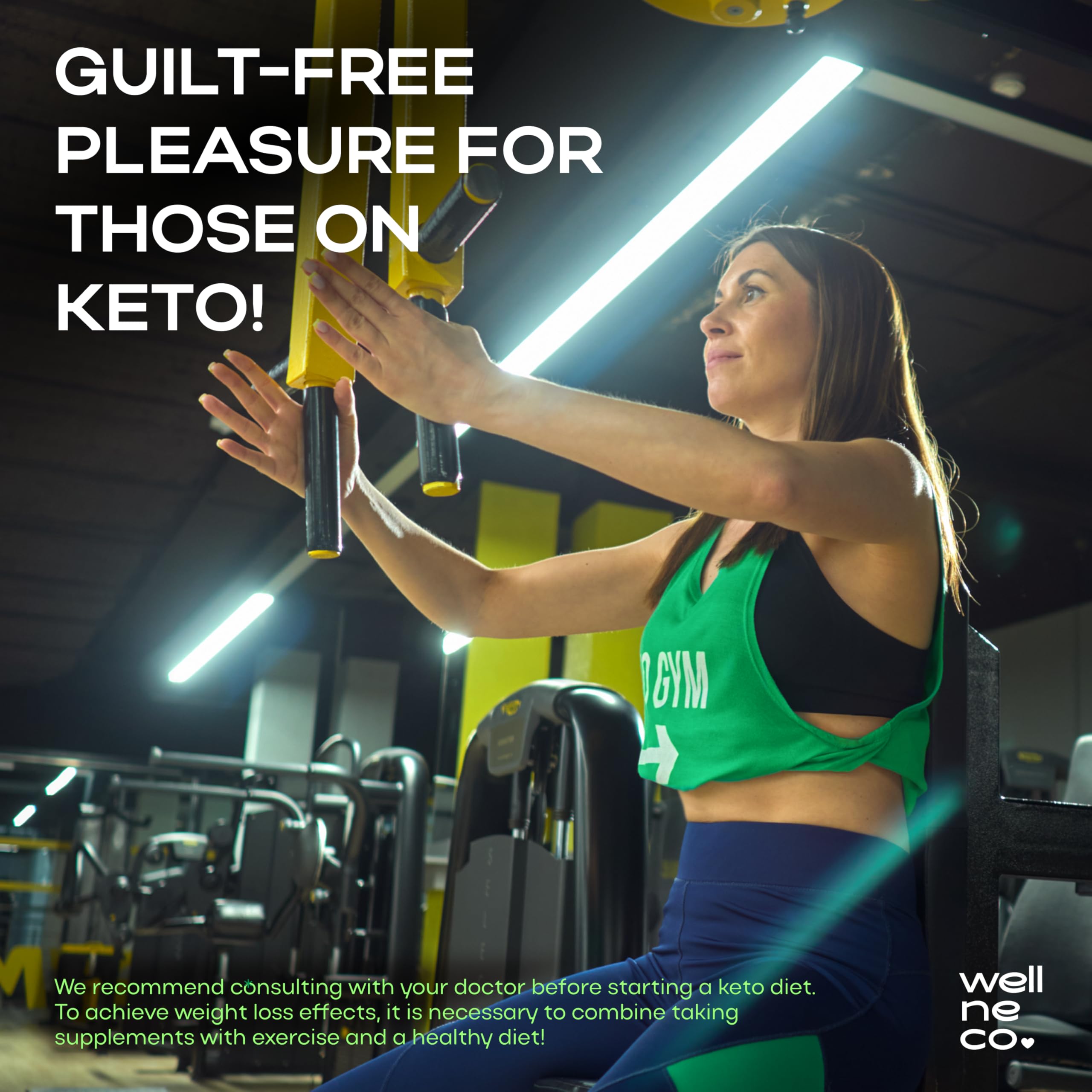 Wellneco 2-pack bottle on kitchen counter – easy daily routine for wellness.