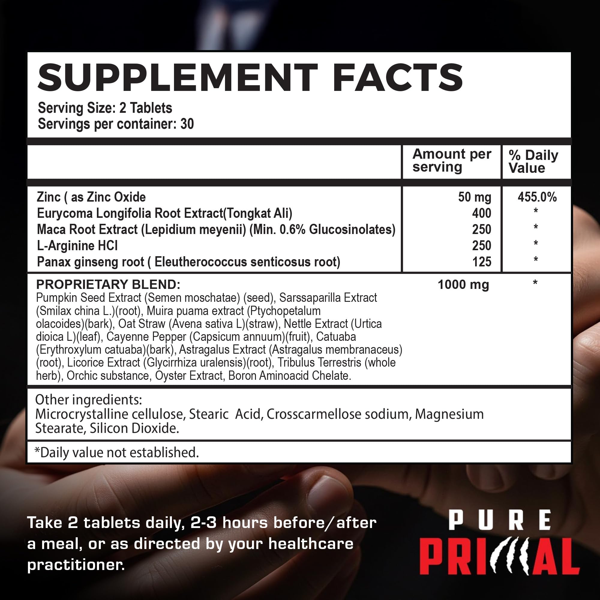 Close-up of bottle label highlighting wellness and confidence