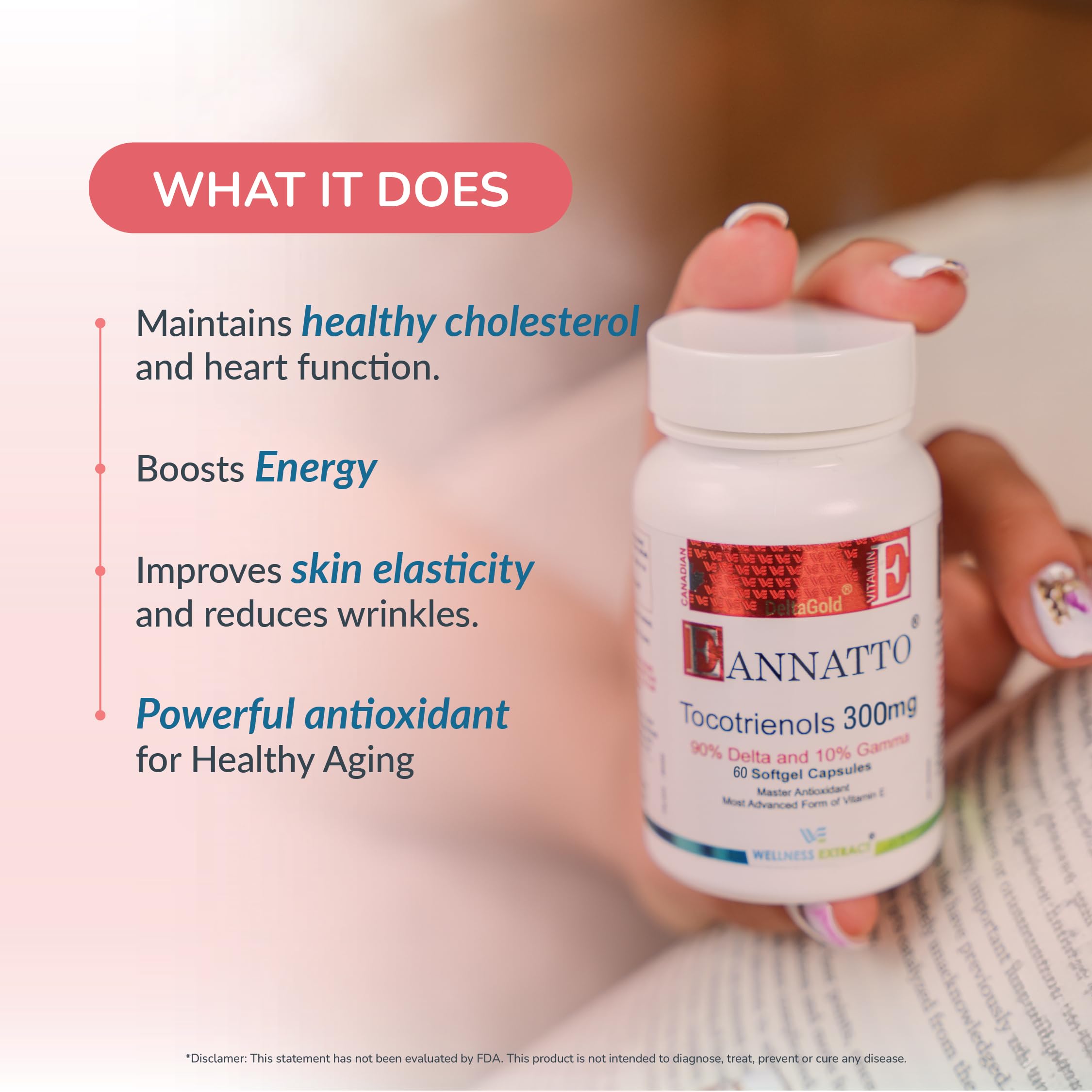 Packaging transition note showing bottles and blister packs