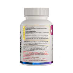 Close-up showing GG-Gold Geranylgeraniol ingredient on BioQuinol label