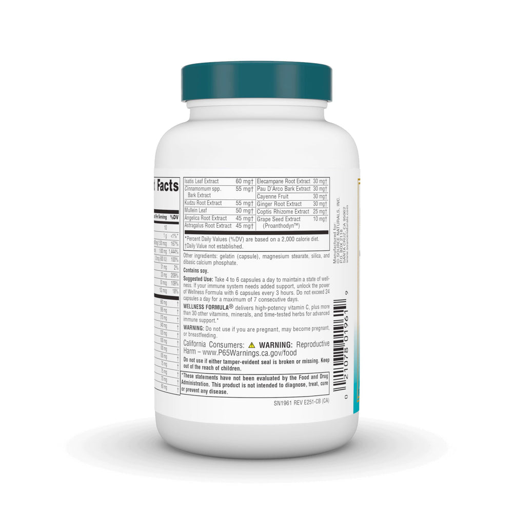 Graphic illustrating antioxidants and immune-support nutrients in Wellness Formula
