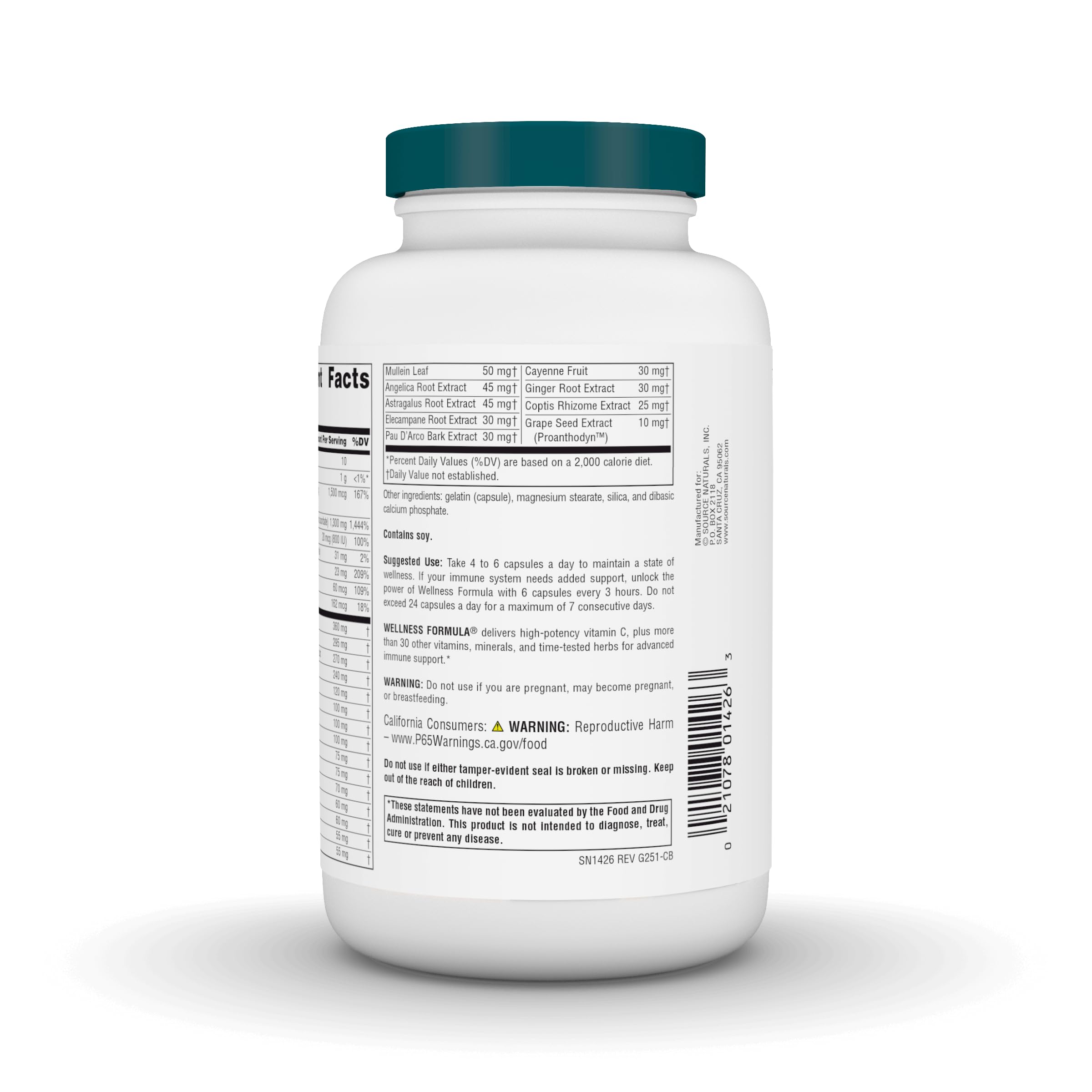 Wellness Formula packaging box