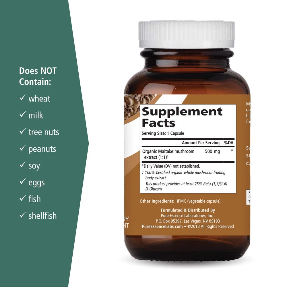 Lifestyle image featuring Maitake immune supplement