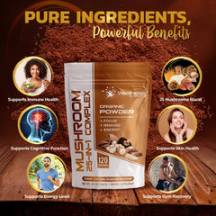 Lion's Mane, Cordyceps, Chaga and other mushrooms ingredients