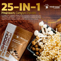 Immune support with Wellness LabsRx mushroom powder