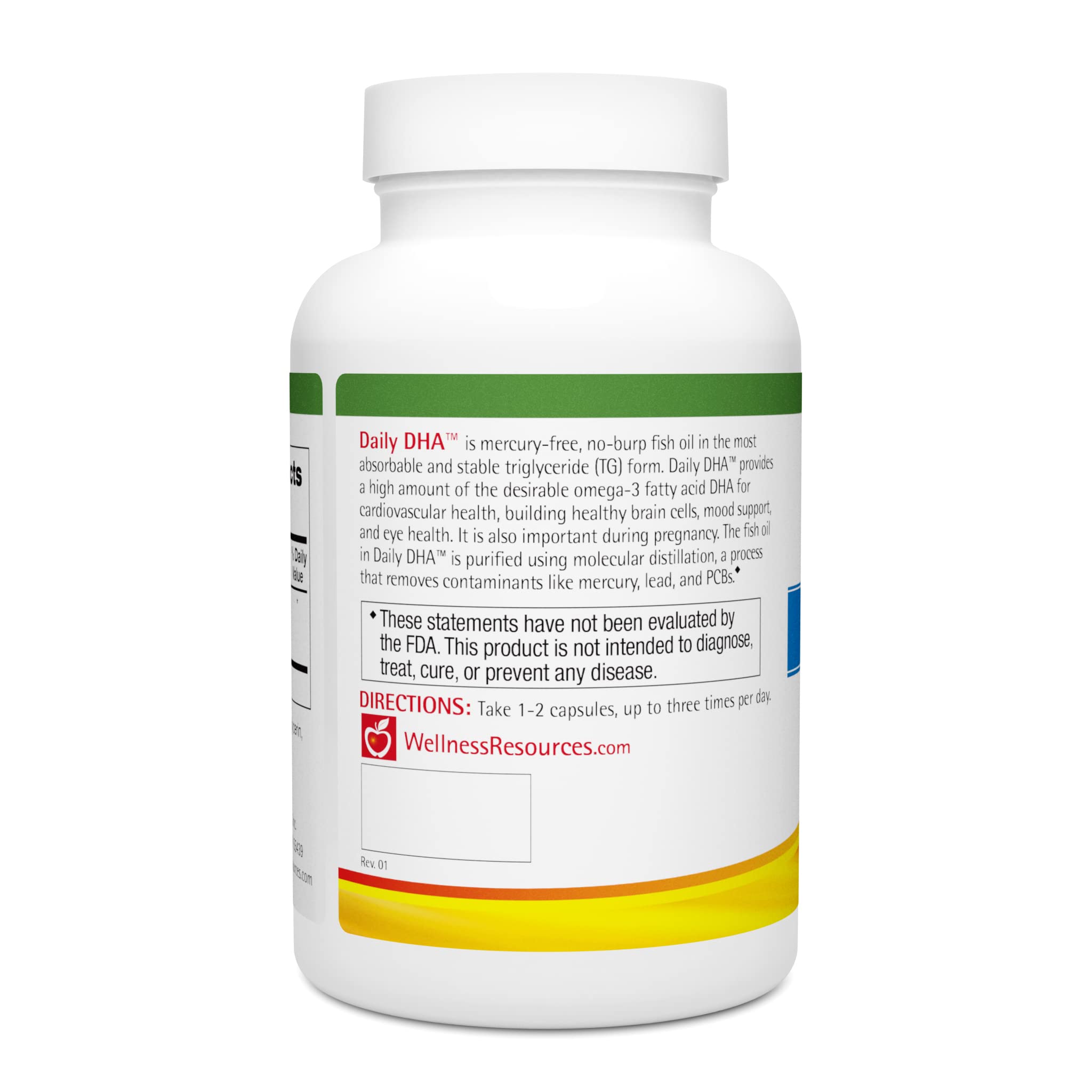Diagram illustrating high absorption of triglyceride DHA