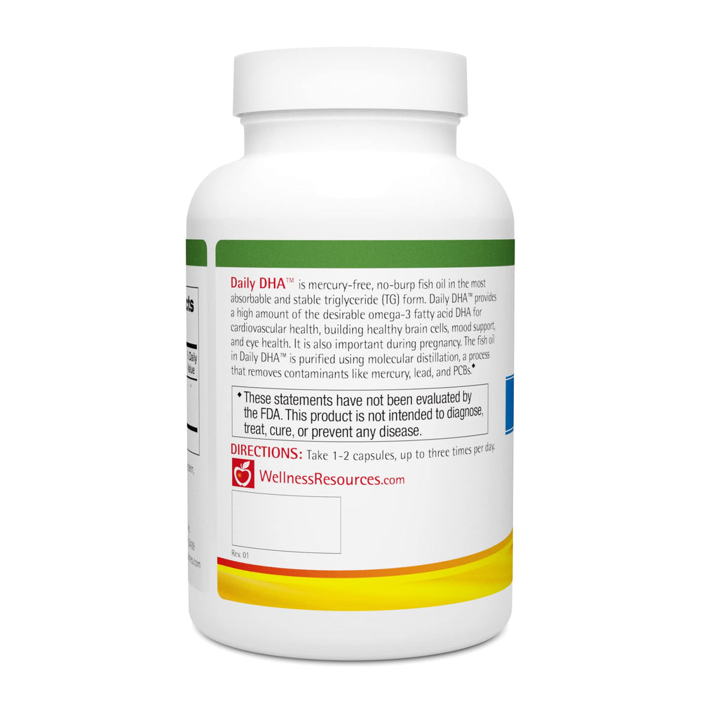 Diagram illustrating high absorption of triglyceride DHA