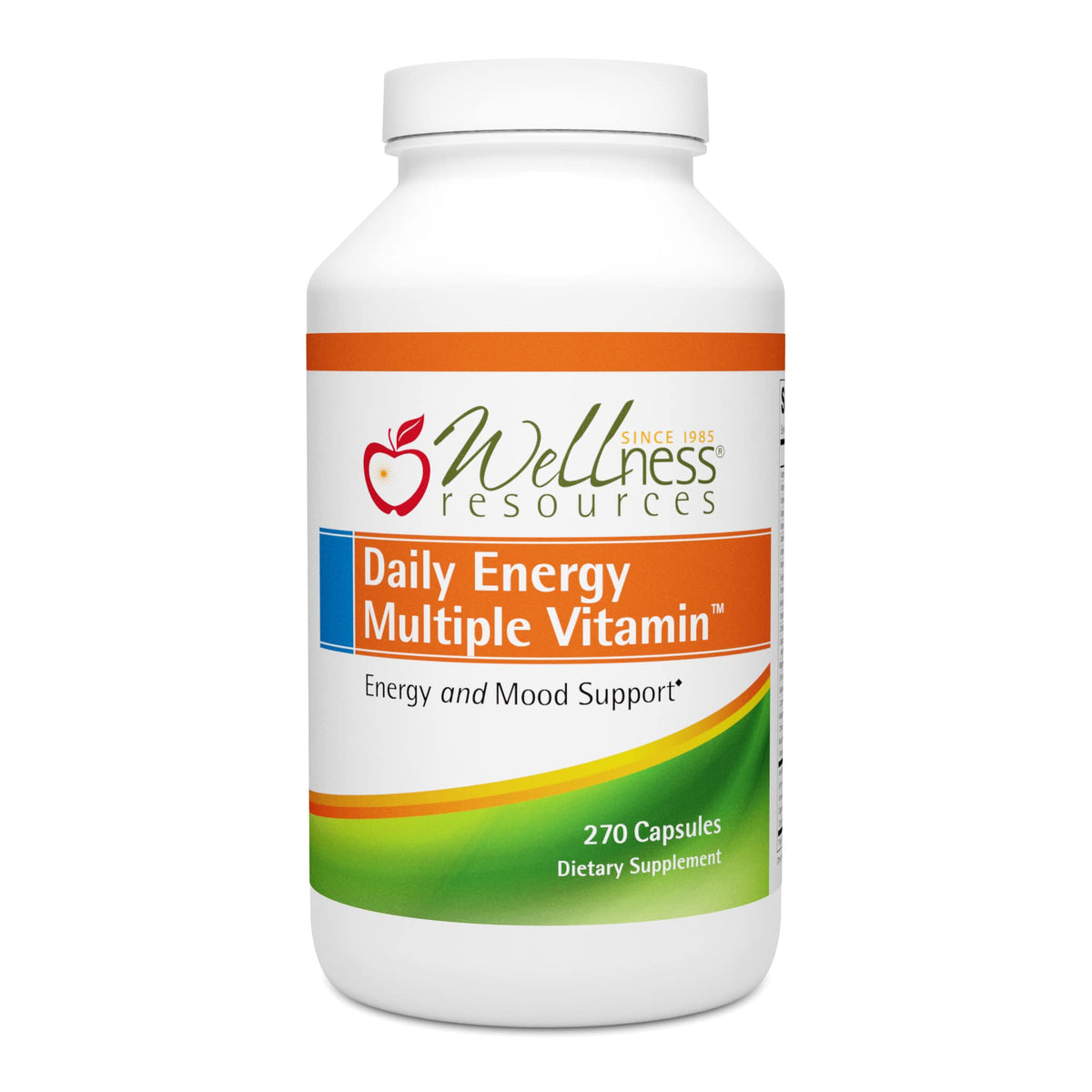 Wellness Resources Daily Energy Multivitamin bottle with 270 capsules