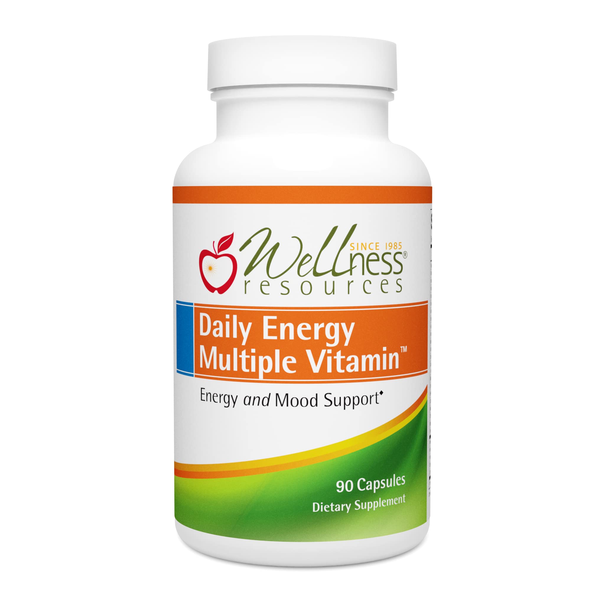 Bottle of Wellness Resources Daily Energy Multivitamin 90 capsules