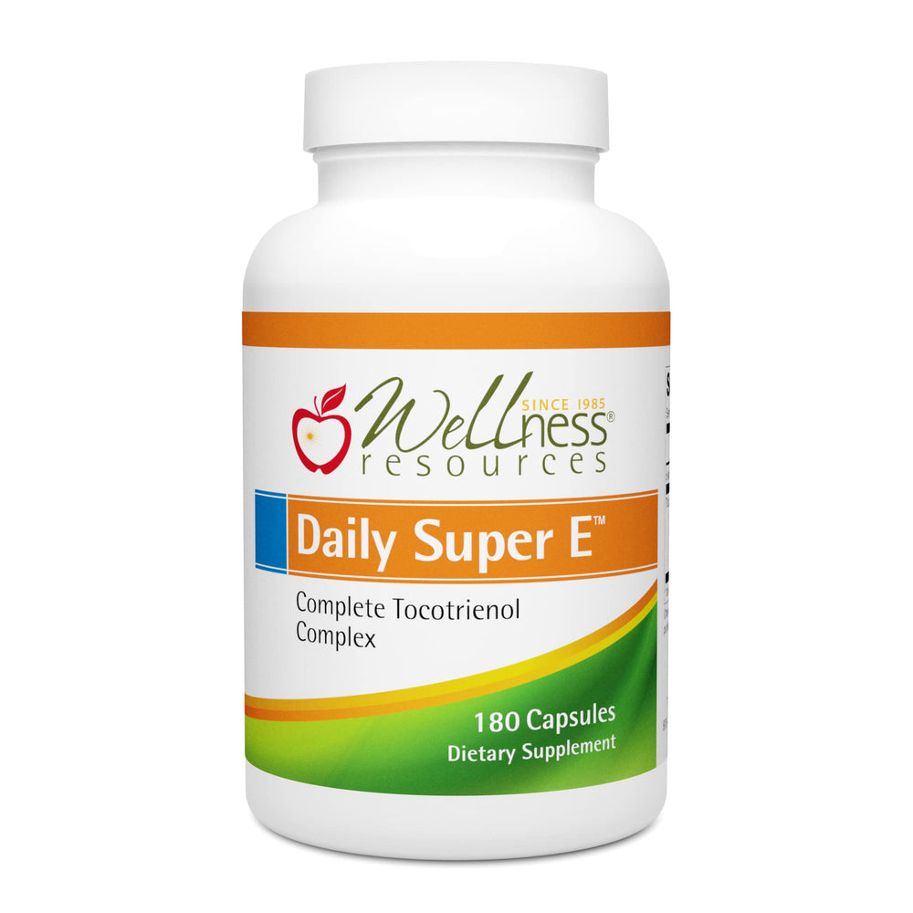 Wellness Resources Daily Super E Tocotrienol Complex bottle label