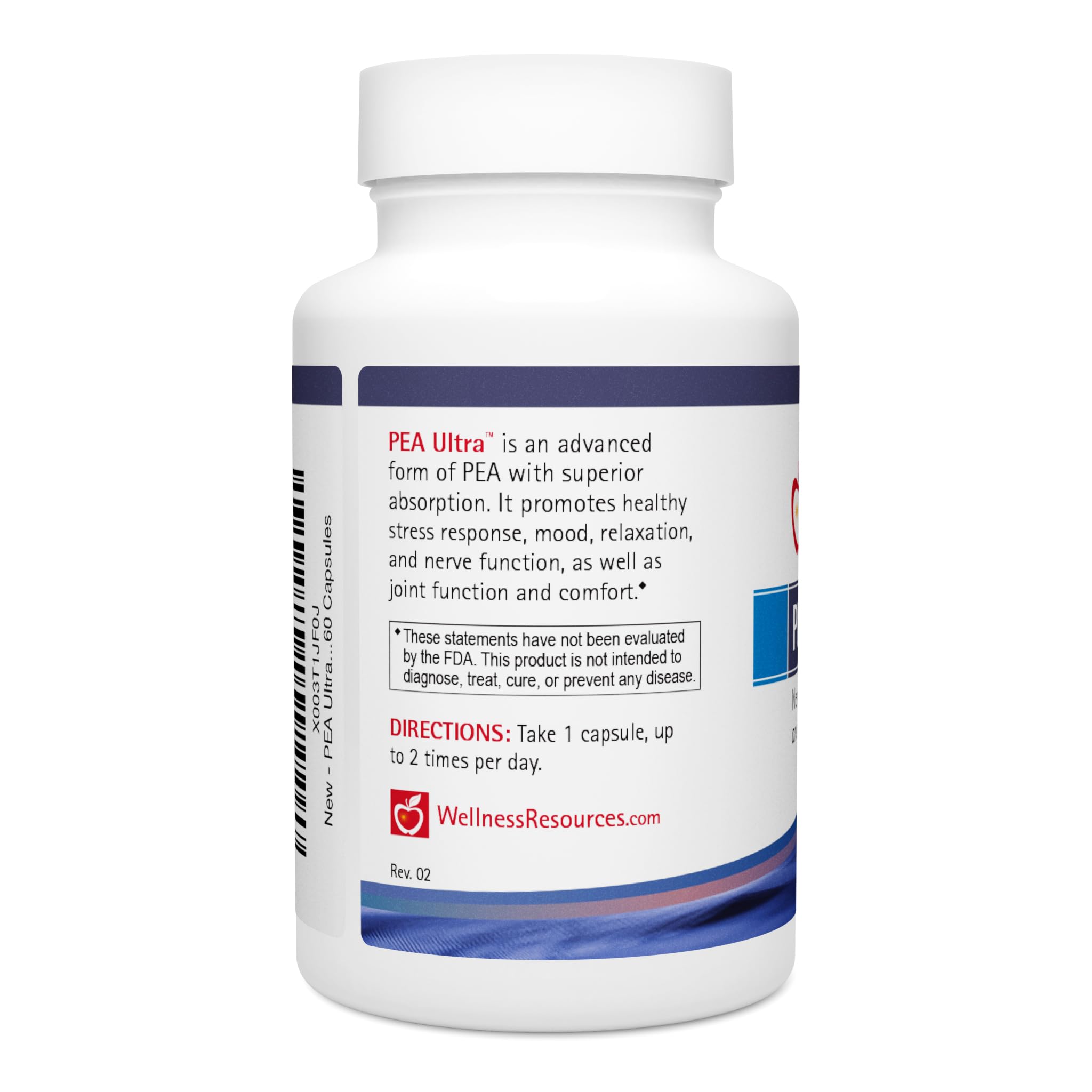 Wellness Resources Pea Ultra capsules featuring absorption technology for better nutrient delivery.
