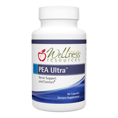 Wellness Resources Pea Ultra bottle with Levagen+ for high absorption and daily comfort.