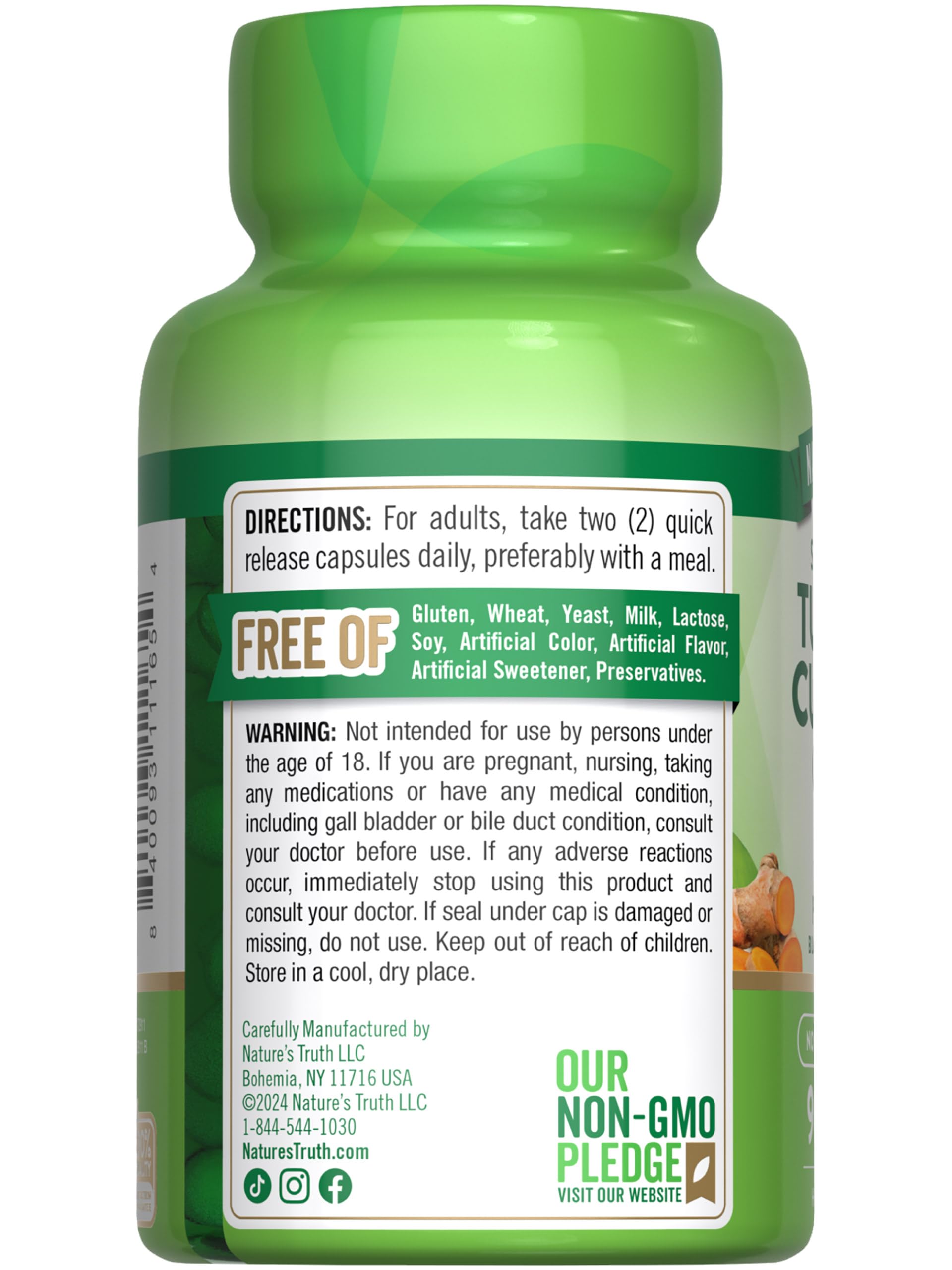 Wellness lifestyle image featuring turmeric capsules