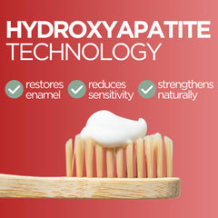 Ingredients panel of Wellnesse hydroxyapatite toothpaste