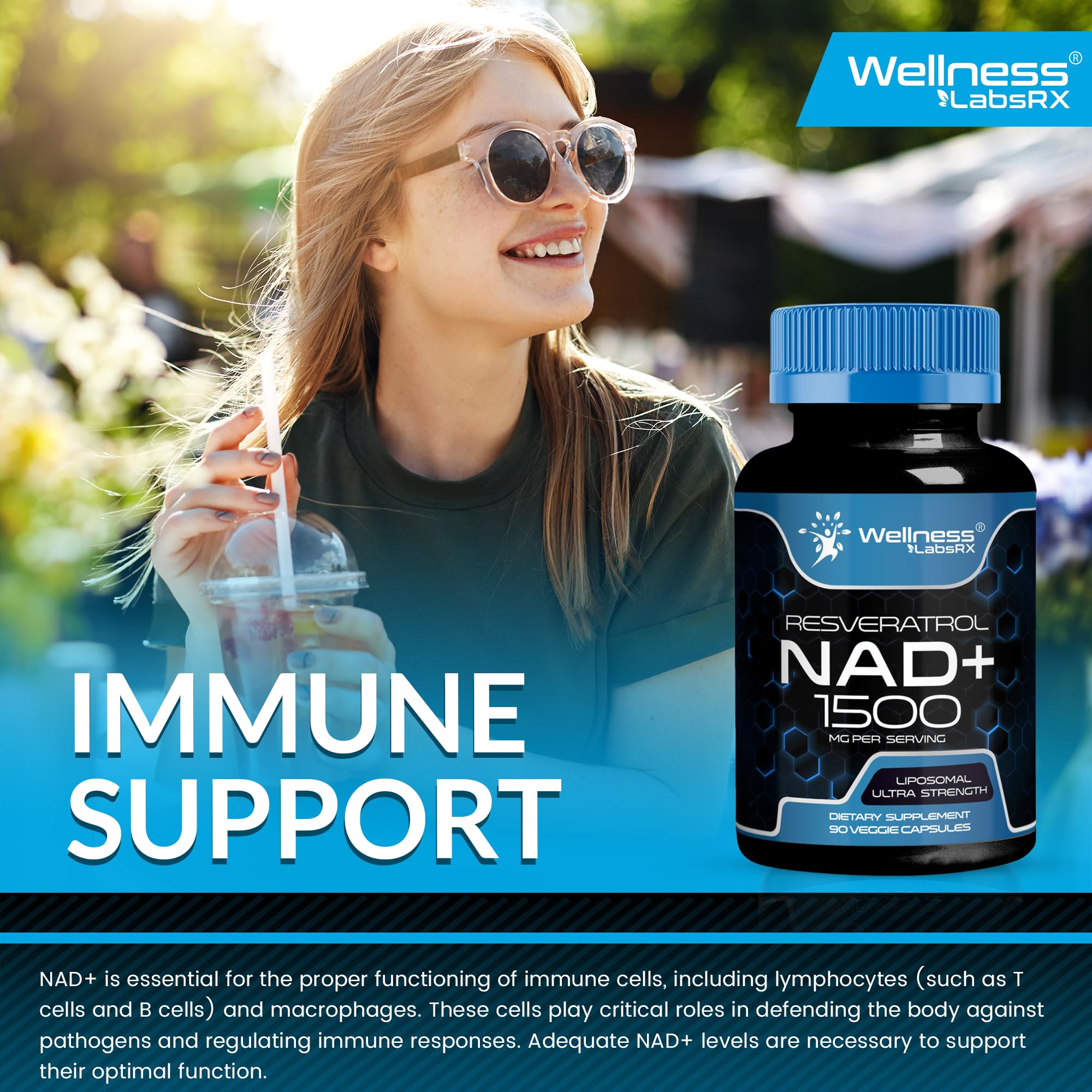 Made in USA GMP-certified seal for WellnessLabsRx NAD
