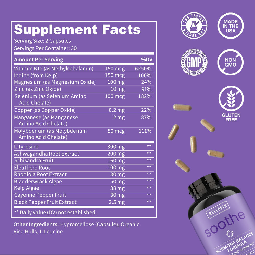 Herbal stress support formula with adaptogens