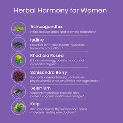 Illustration of thyroid and cortisol balance concept