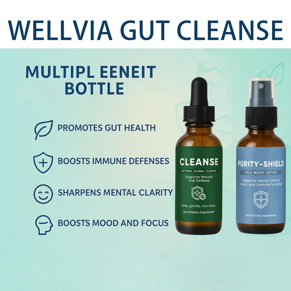 Man and woman using Wellvia Gut Cleanse as part of daily routine