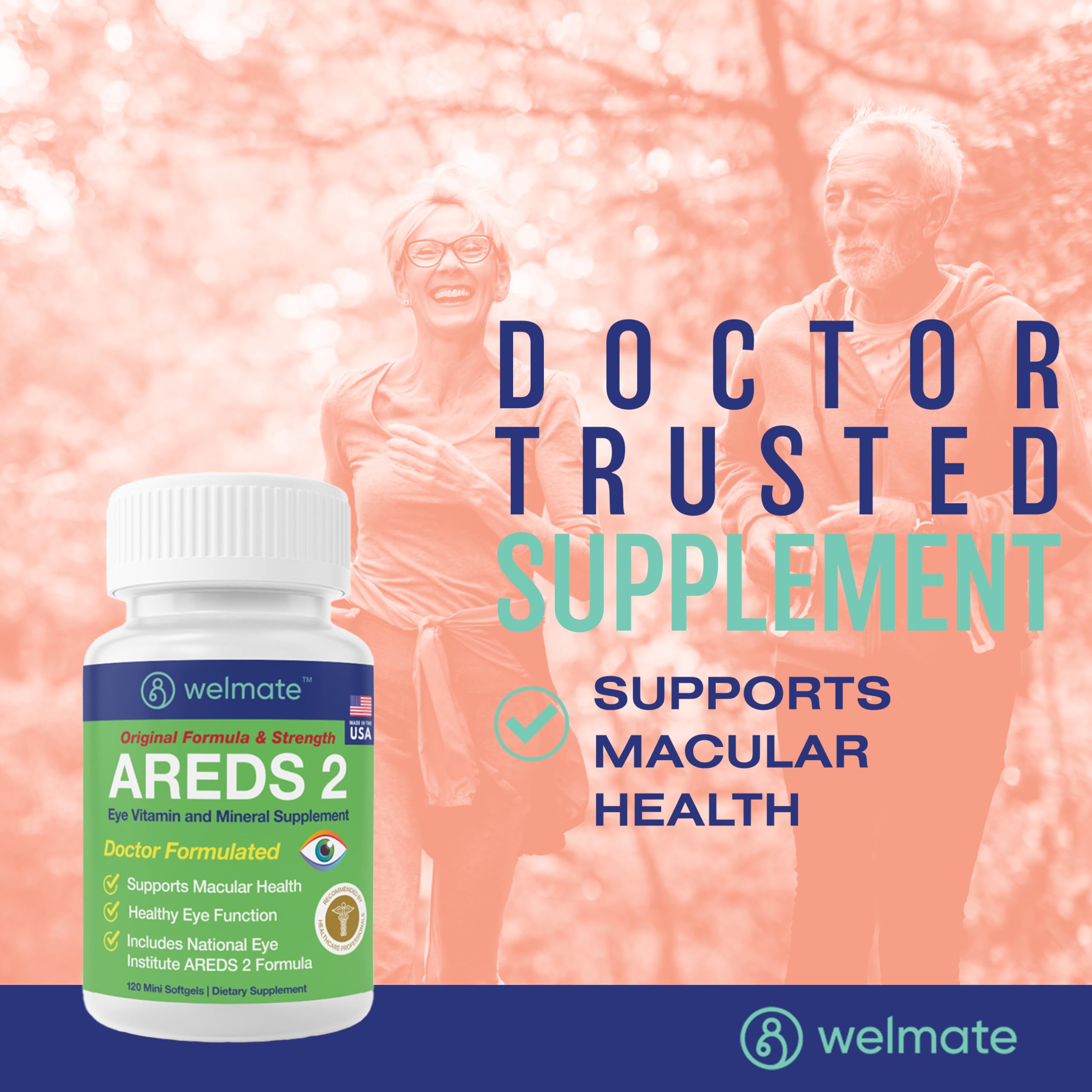 Ingredients highlight: Vitamin C, Vitamin E, Zinc, Copper, Lutein, Zeaxanthin