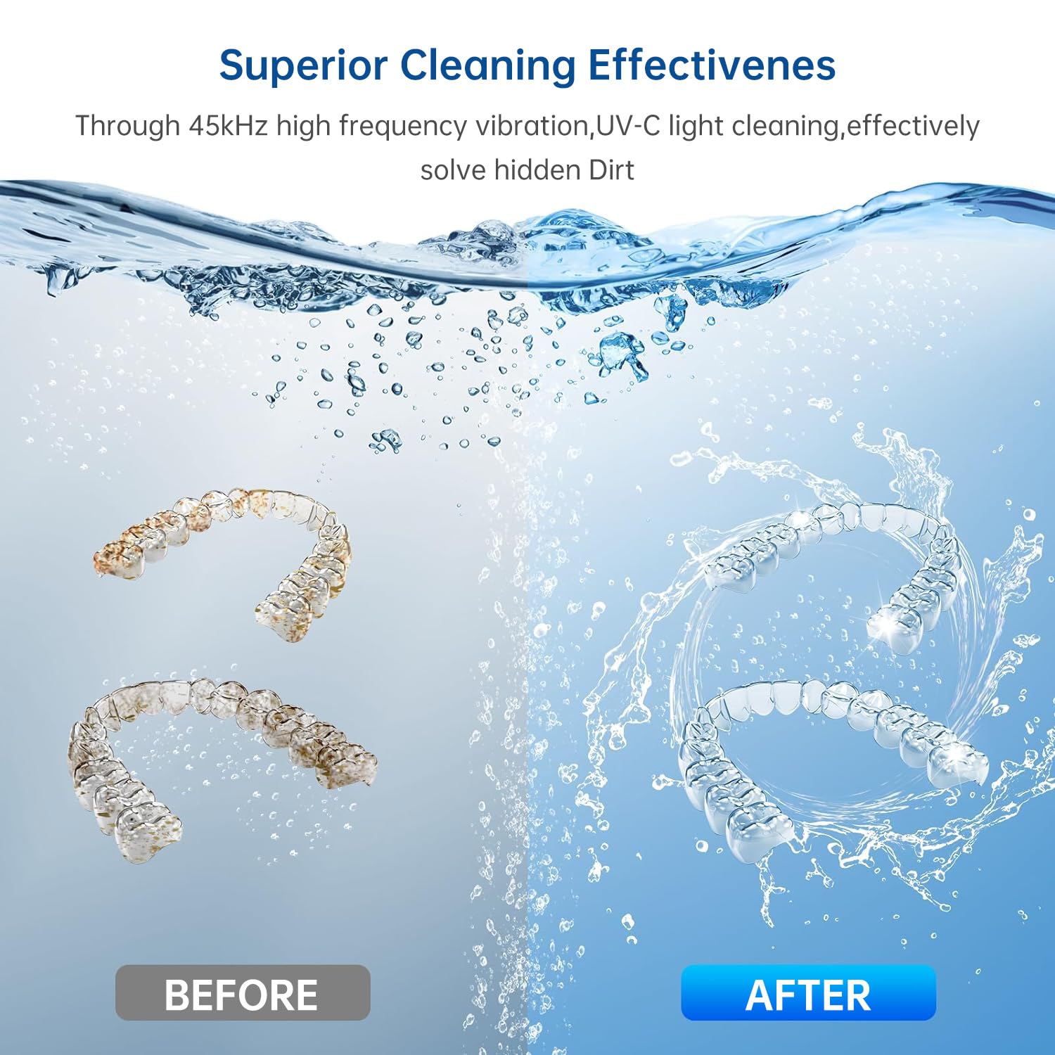 USB charging indicator and power button on Westdeer cleaner