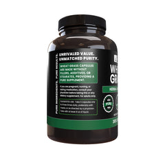 Packaging of Wheat Grass Capsules from Utah, USA