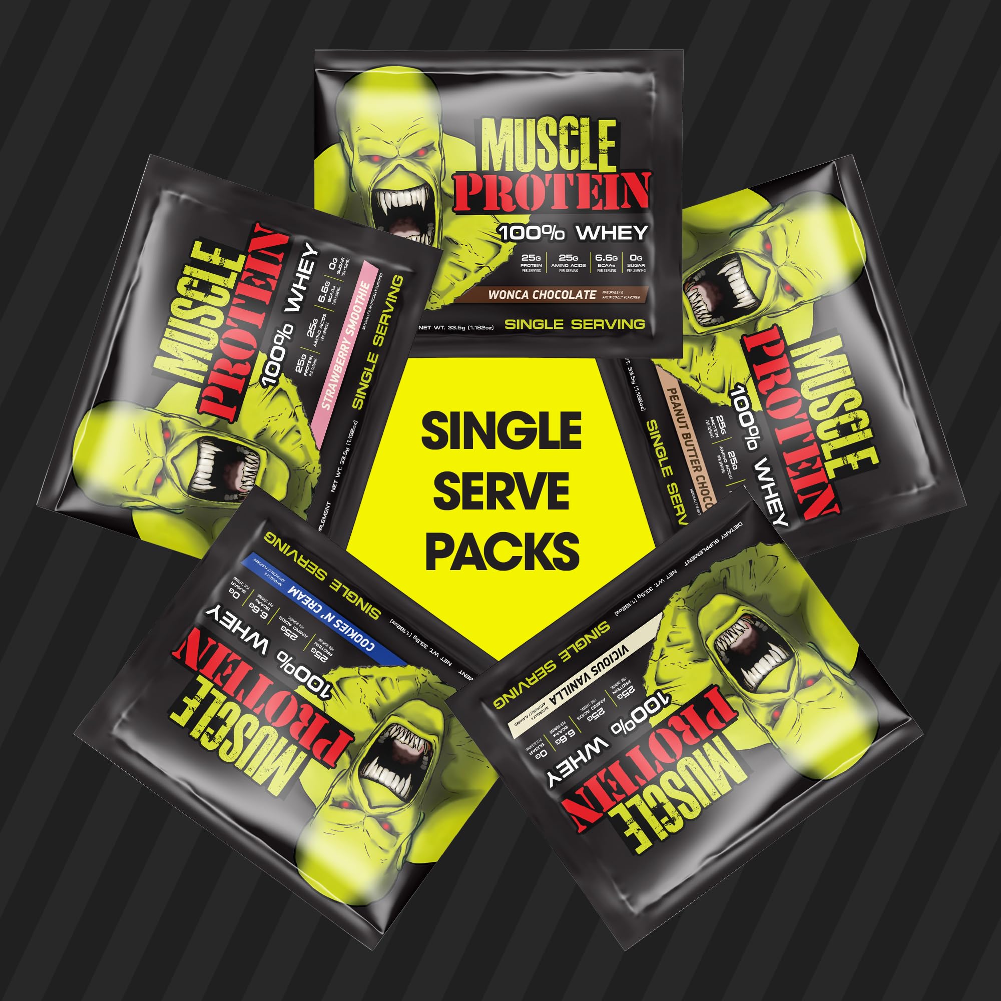 Whey Protein Travel Pack – Chocolate flavor