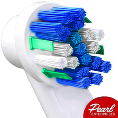 White-style Oral-B brush head with center polishing cup