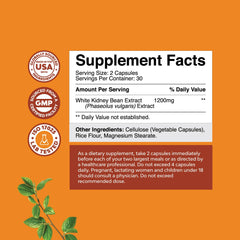 Energy booster capsules made from white kidney bean extract