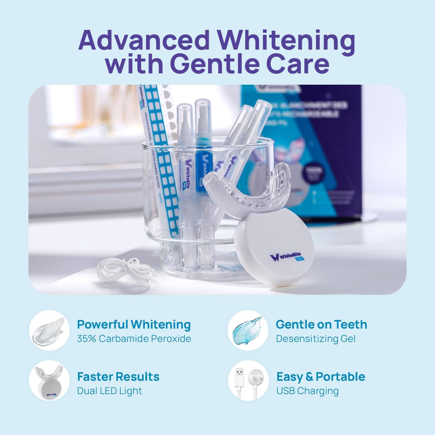Carbamide peroxide 35% whitening gel vial for Whitebite Pro