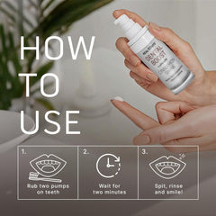 Close-up of brighter smile after using Real White Dental Boost