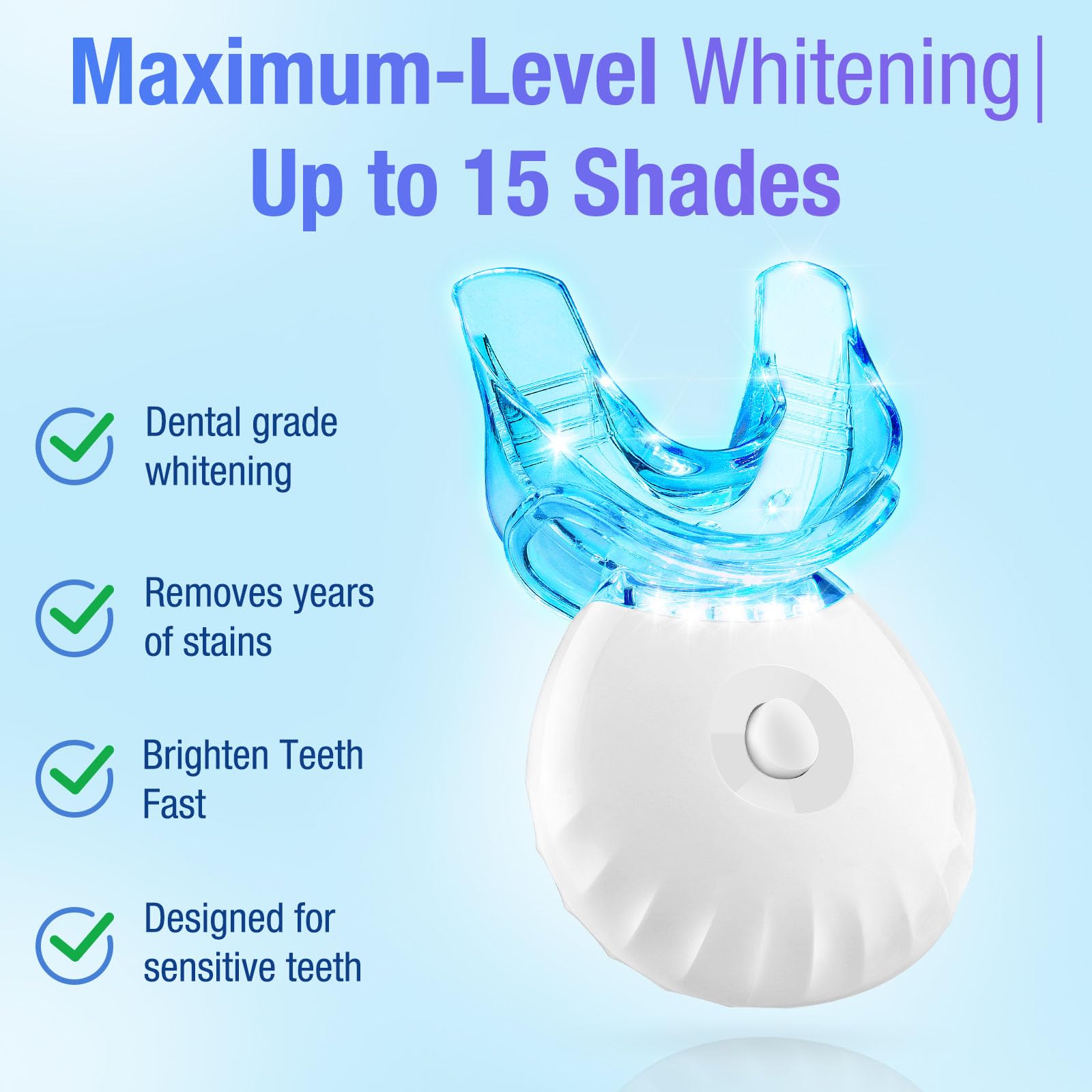 Four 3ml whitening gel syringes