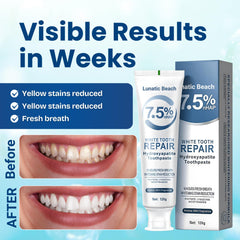 Whitening toothpaste with mint flavor for fresh breath