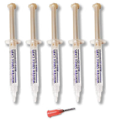Whiter Smile Labs 38% Teeth Whitening Gel syringe – 5 large syringes