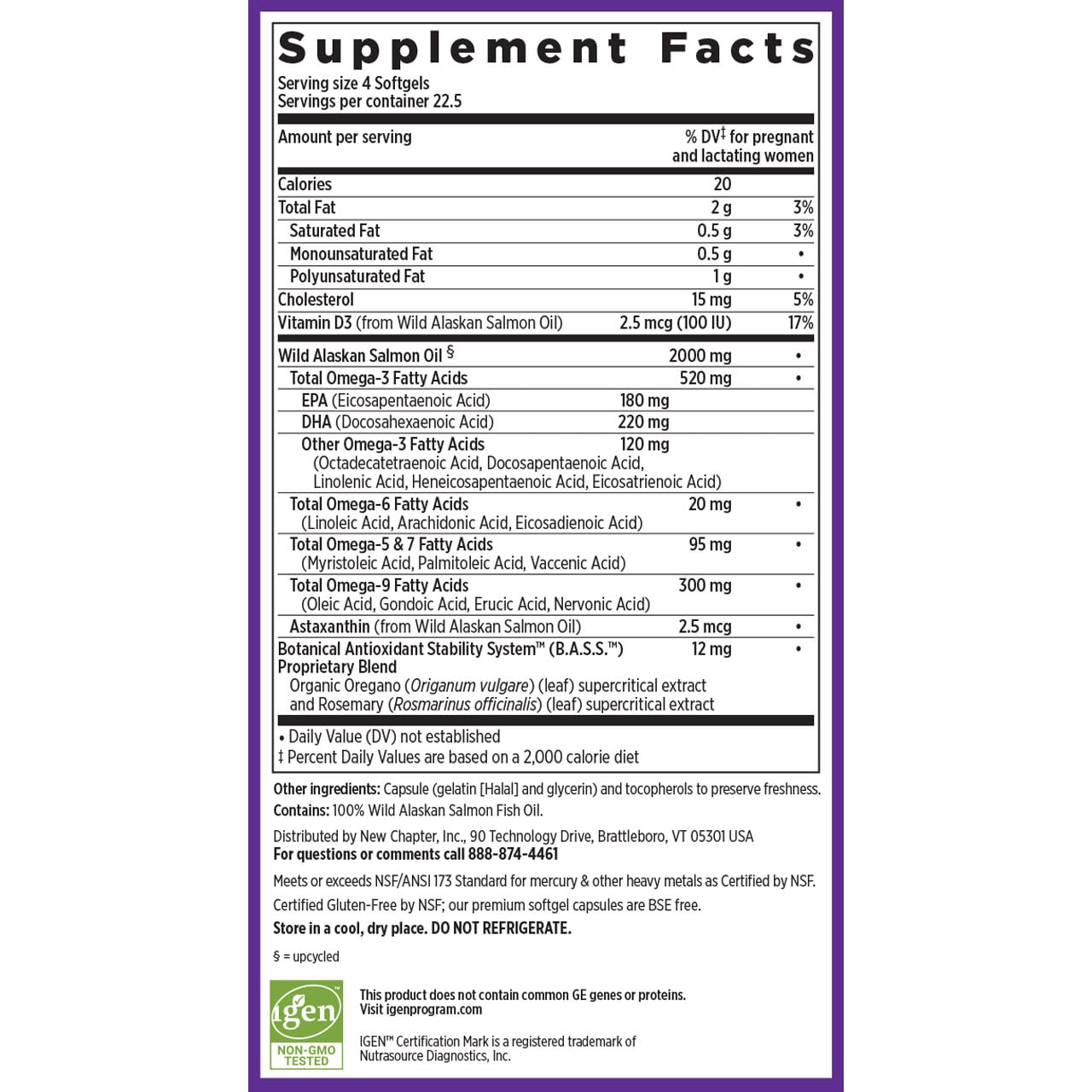 Wholemega list of omega fatty acids 3,5,6,7,8 and 9
