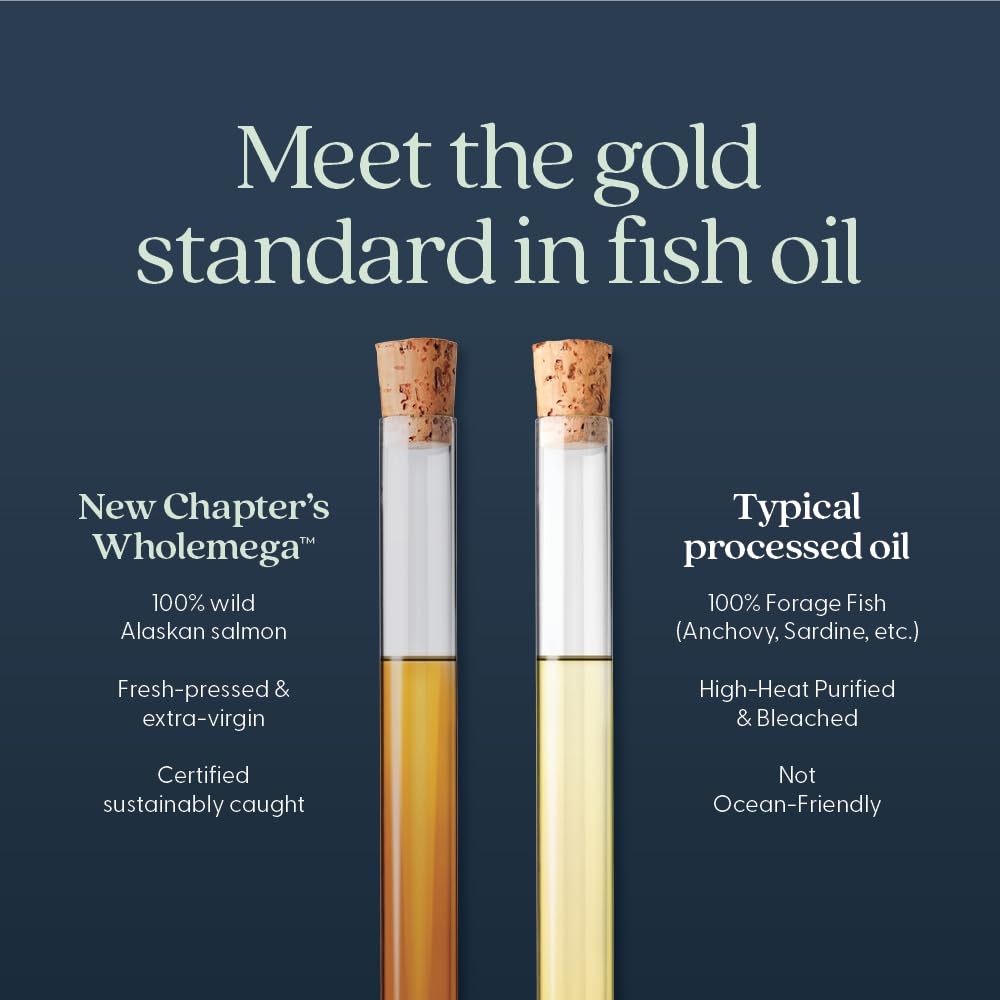 Omega-3 DHA and EPA content in Wholemega fish oil