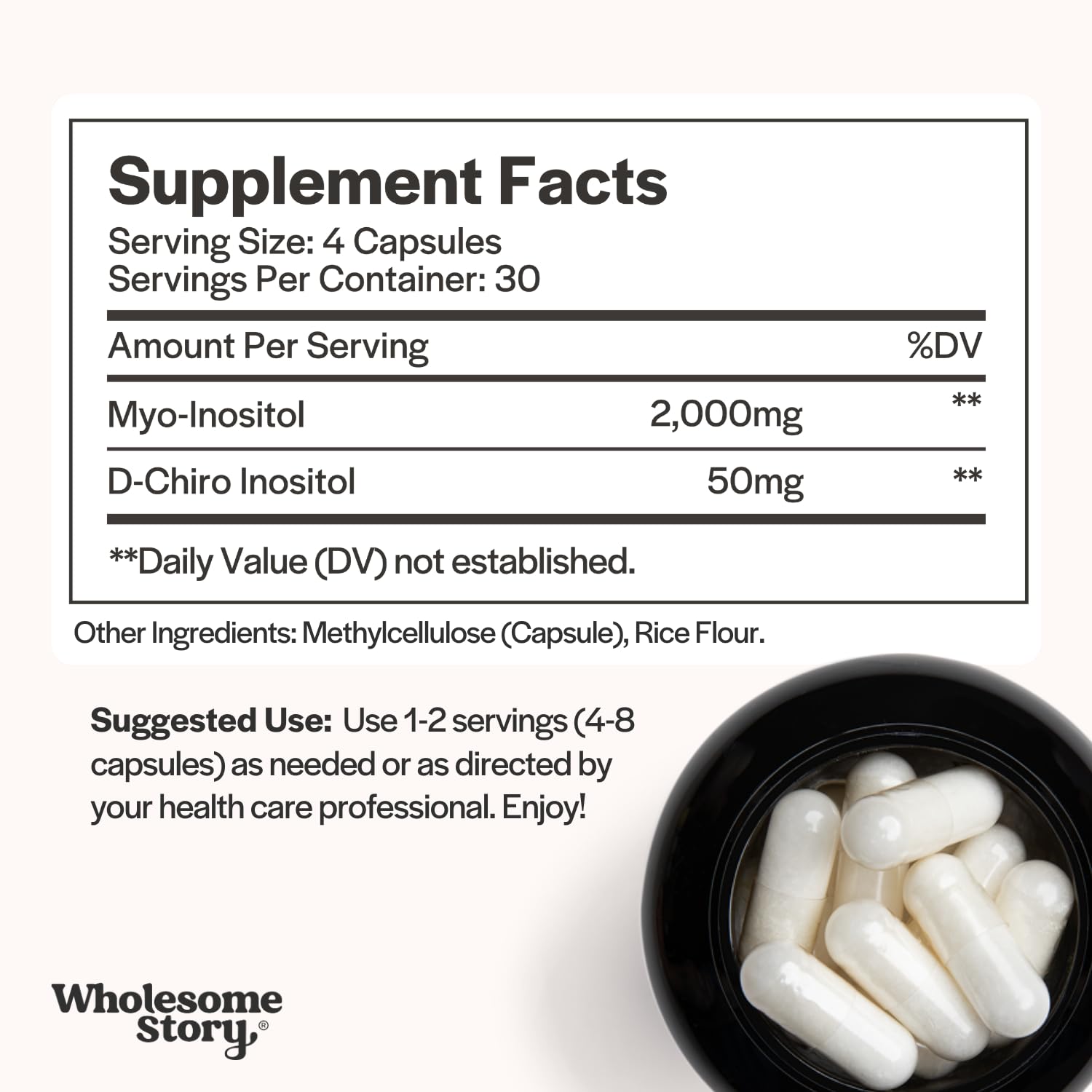 Wholesome Story product manufactured in a USA GMP-certified facility