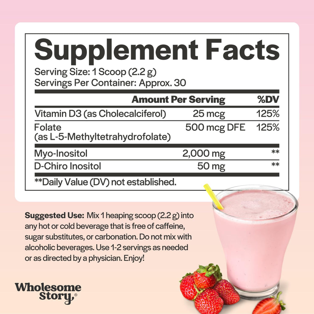 Wholesome Story mixed into smoothie glass demonstrating easy blending and daily use