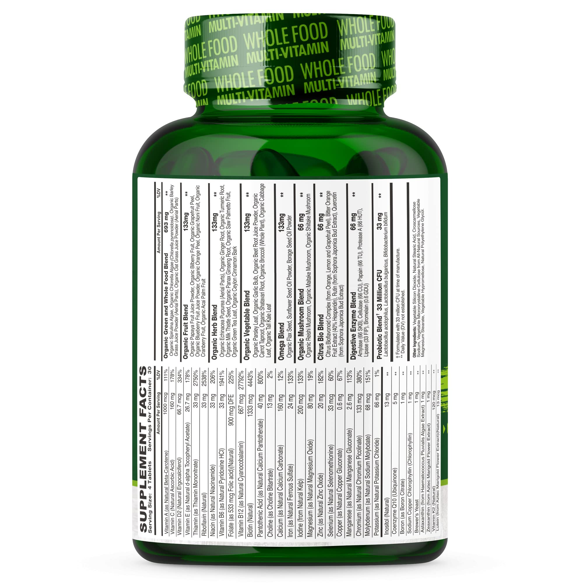 Front-of-box view showing 120 tablets and USA-made badge