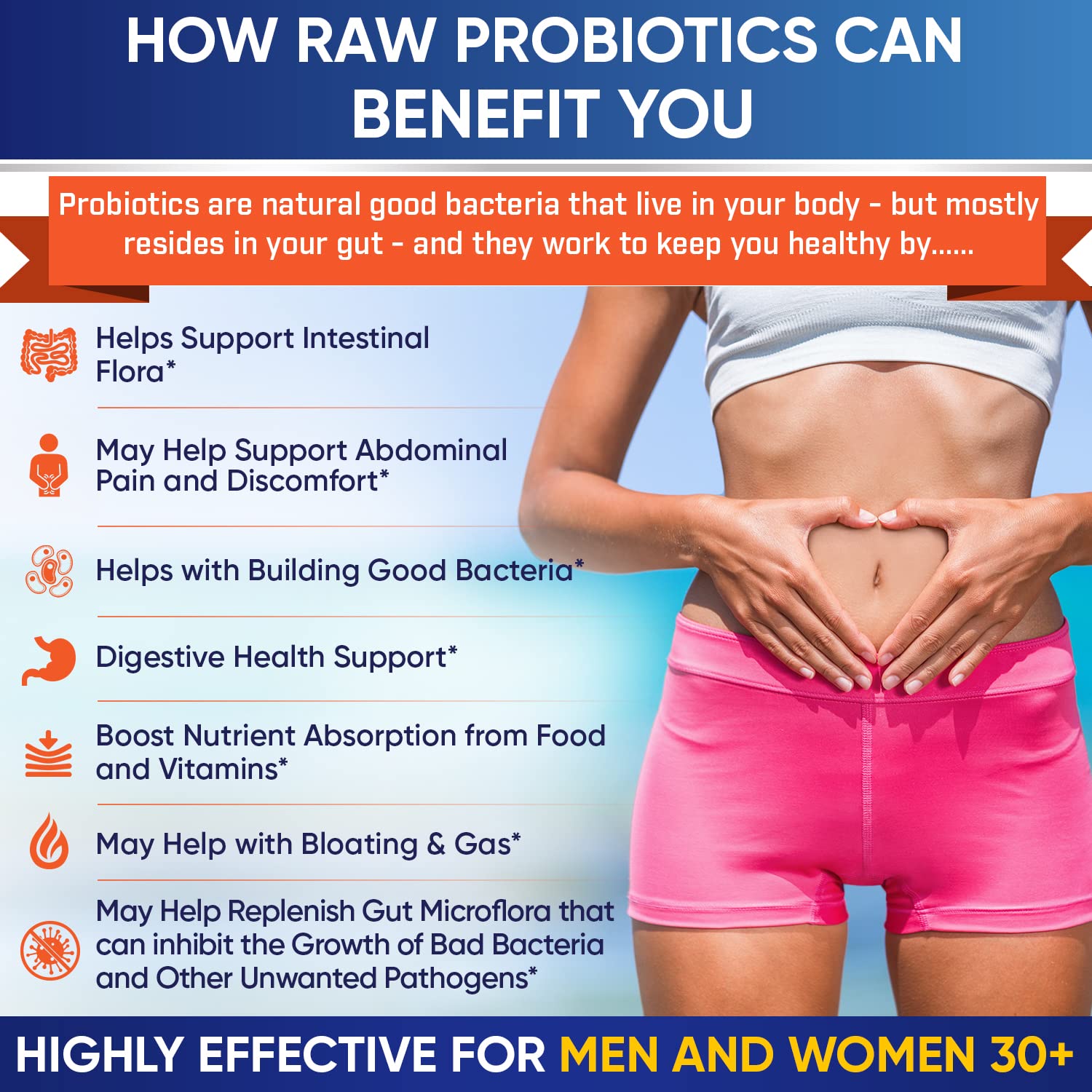 Doctor-formulated probiotic supplement for daily use