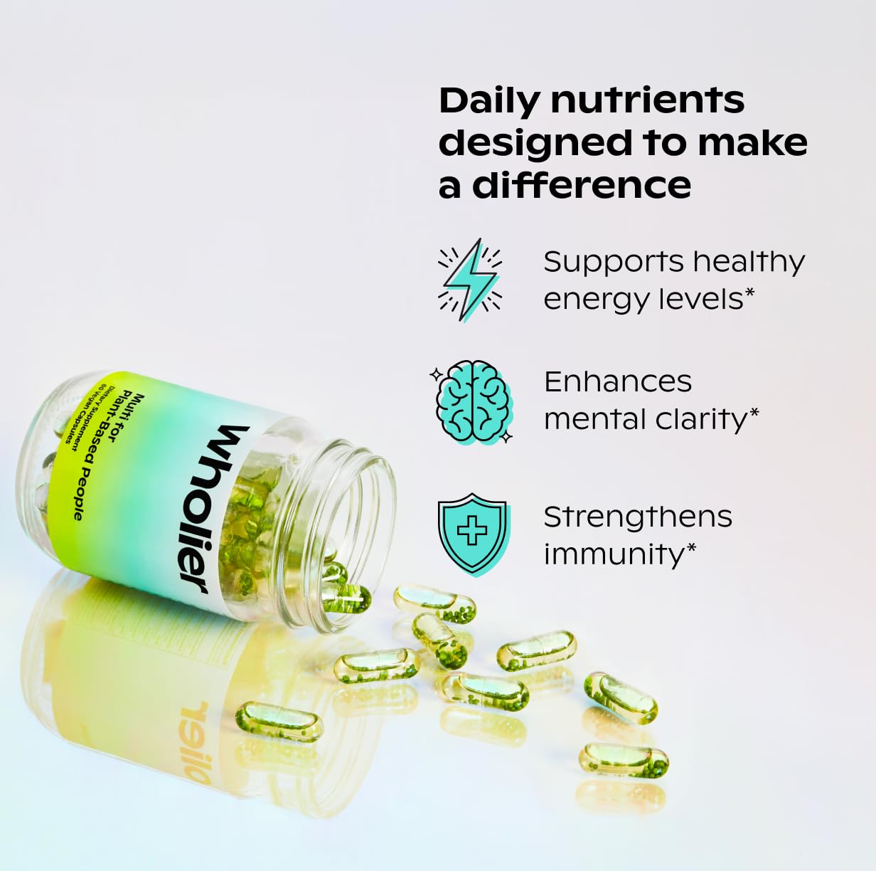 Vegan omega-3 DHA/EPA ingredients in the multivitamin