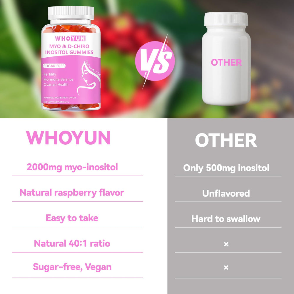 Whoyun bottle beside ingredient list emphasizing clean, third-party tested formula