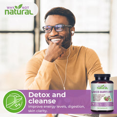 Collage of ingredients: milk thistle, artichoke, alpha-lipoic acid, dandelion, beet root