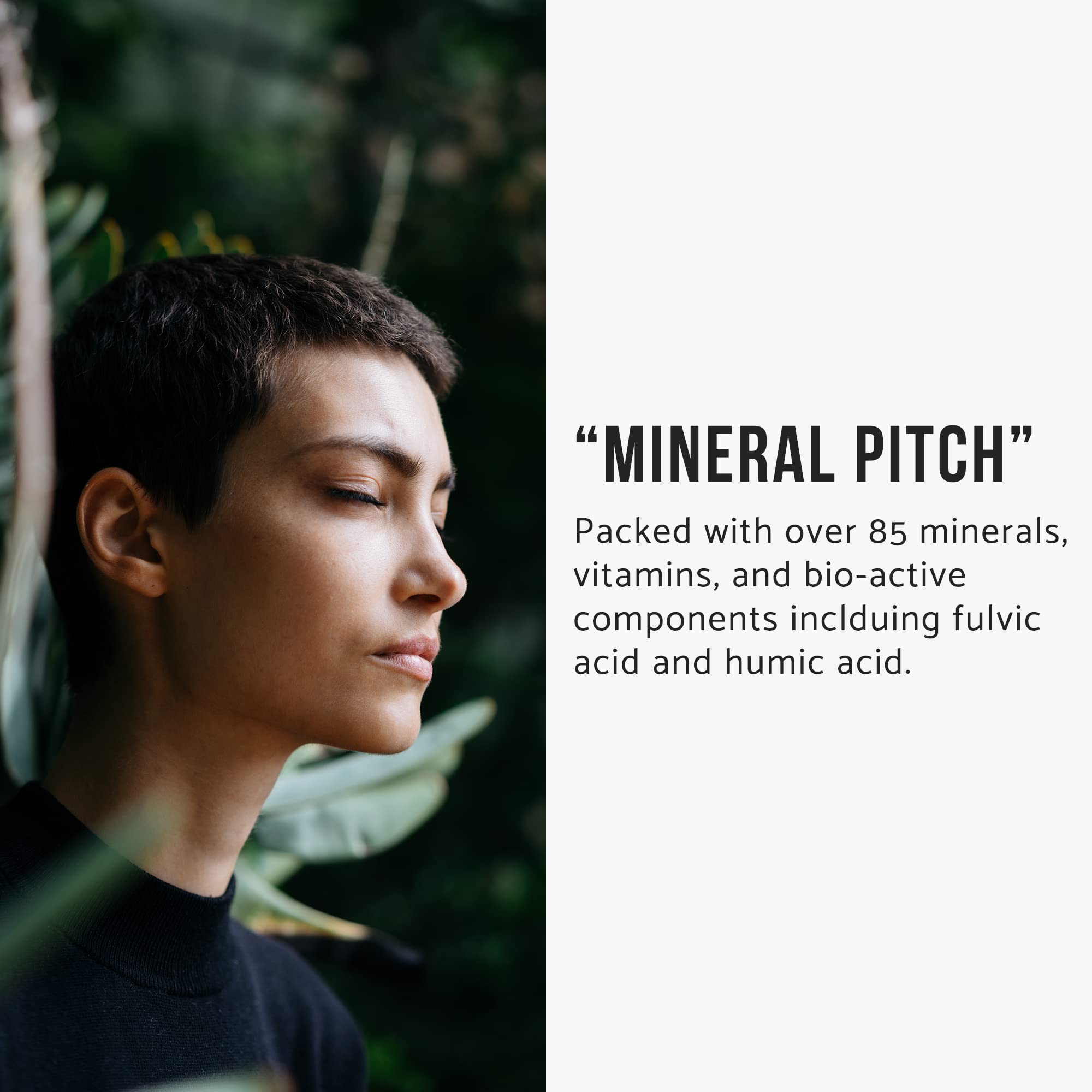 Illustration of fulvic and humic minerals in Shilajit