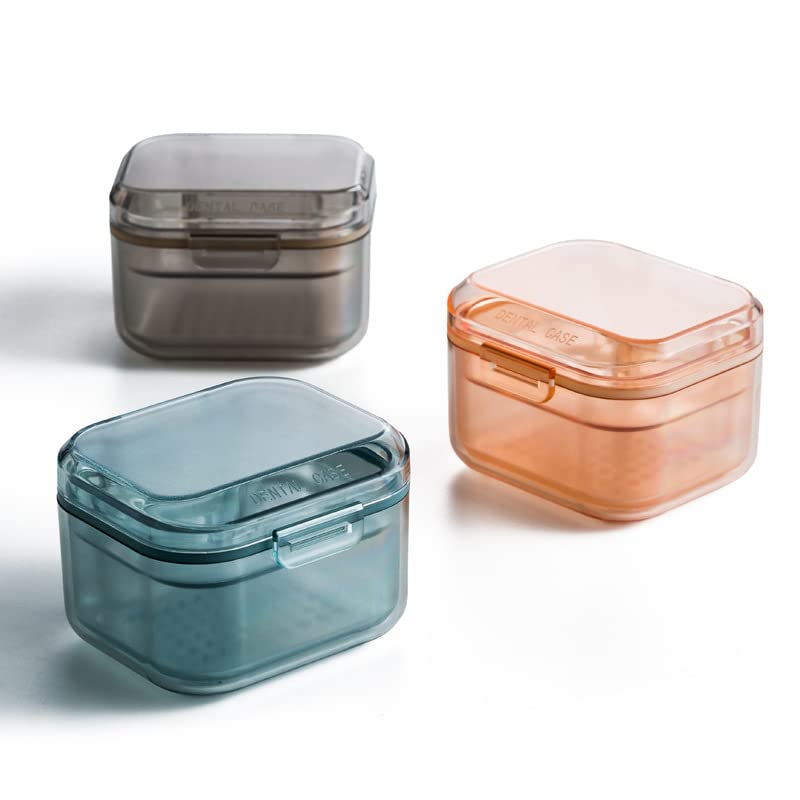 Versatile oral care container for dentures and mouthguards