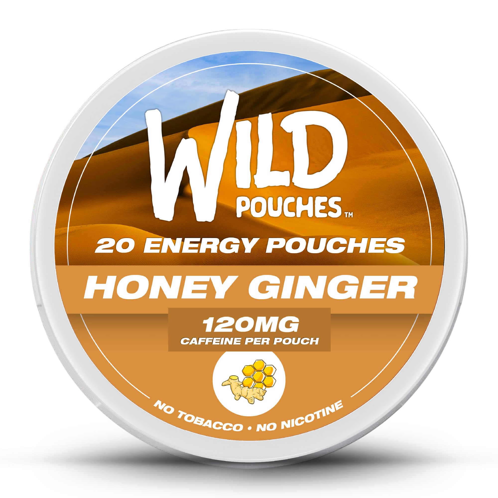 Hero image of Wild Honey Ginger caffeine pouches (20 x 120mg)